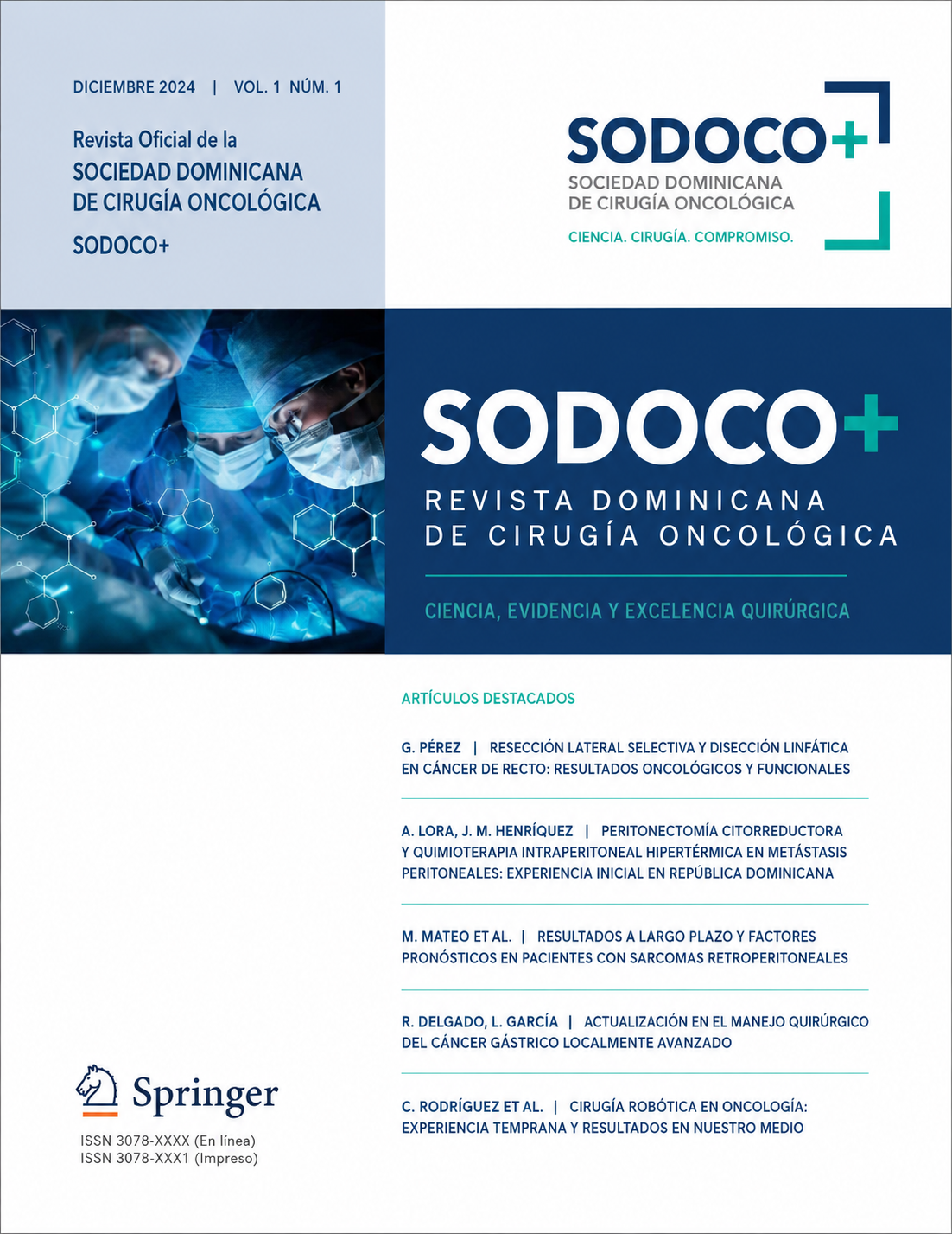 Portada de la revista SODOCO+, diciembre 2024, volumen 1, número 1